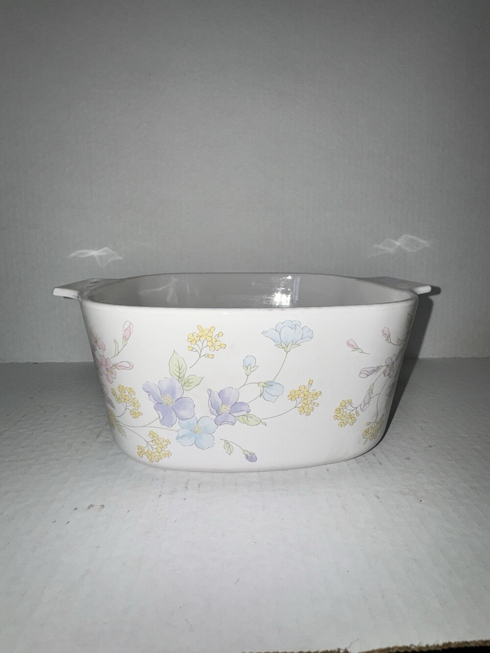 Vintage Corning Ware Pastel Bouquet A-3-B 3 Quart Casserole Dish